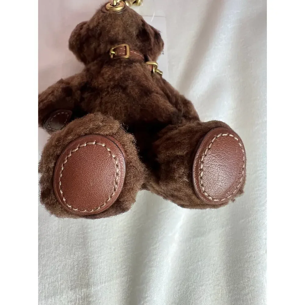 Coach Shearling Bear Charm - Picture 7 of 10